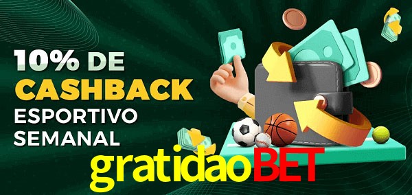 10% de bônus de cashback na gratidaobet