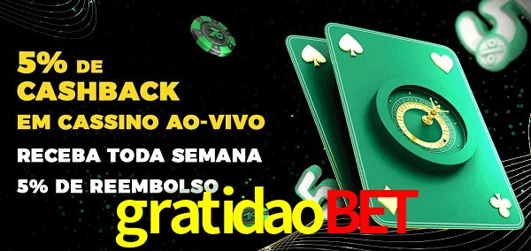 Promoções do cassino ao Vivo gratidaobet